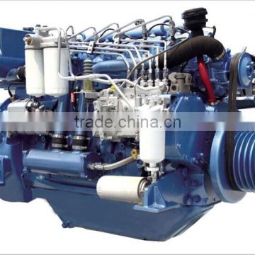 250hp Deutz marine engine, 6 cylinders 4 stroke inboard, sea water cooling marine engine