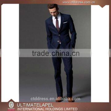 Wholesale high quality custom made 2 piece men suit slim fit suits for men                        
                                                                                Supplier's Choice