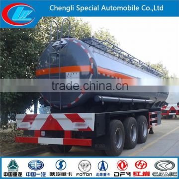 Low price chemical tank truck China brand 3axles oil tank ton