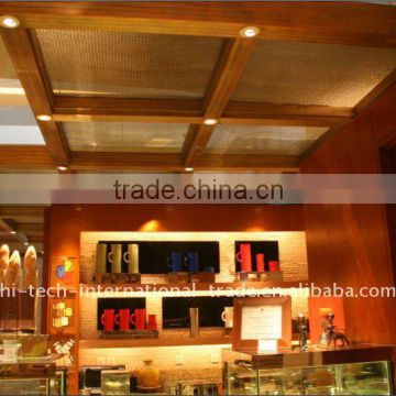 Shanghai Shangri-la Hotel Coffee Bar ceiling