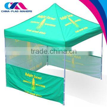 green custom-made party equipment trade show outdoor tent