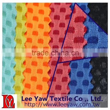100% polyester 2 tone mesh jersey fabric