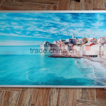 OEM Alu Frame 500w Electric IR Heating Panel With HD UV Painting Surface