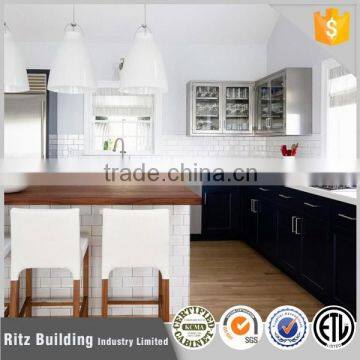 L-shaped individual kitchen cabinets ready make