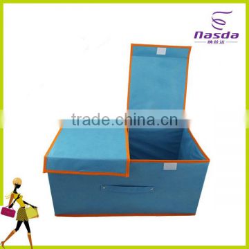 non woven storage box with hook and loop and lids