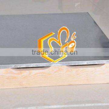 Cheapest bee hive with metal roof bee hive box from China beekeeping factory