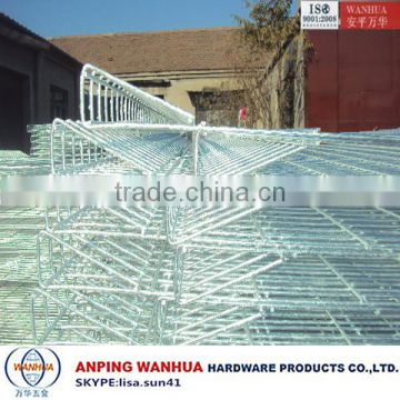 Anping Wanhua--Galvanzied top triangle wire mesh fence