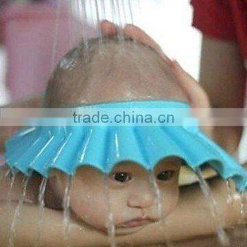 silicone baby shower favor tearless shield cap hat no water in eye ever
