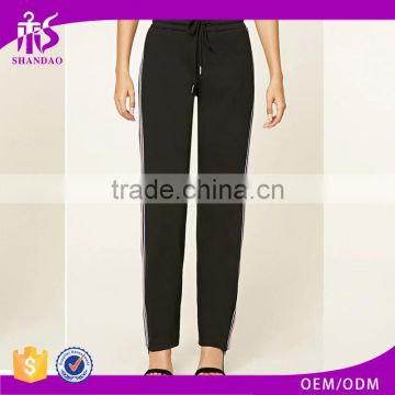High quality OEM manufacturer custom autumn plain dyed casual thin cotton trousers