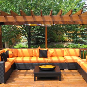 Wicker Rattan Outdoor Garden Furniture Comfortable  Hotel Decorative