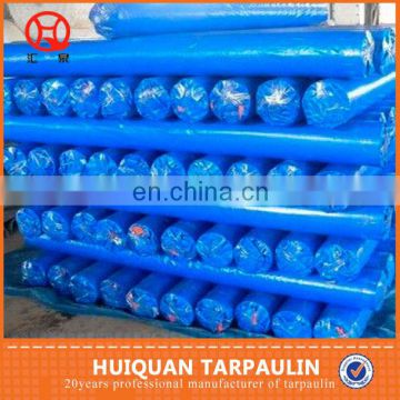 4m-6m width no welding widely used blue pe tarpaulin packed in rolls