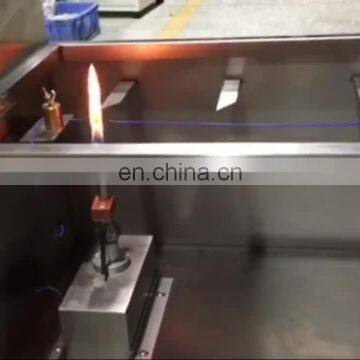 Wire and Cable Insulators Vertical Level Flammability Combustion Tester