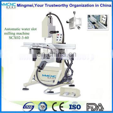 Automatic Cutter Changer PVC / UPVC Window Three Axis Water Slot Milling Machine