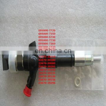 good quality injector 23670-39295 23670-39136 for Toyota Land Cruiser 3.0 d