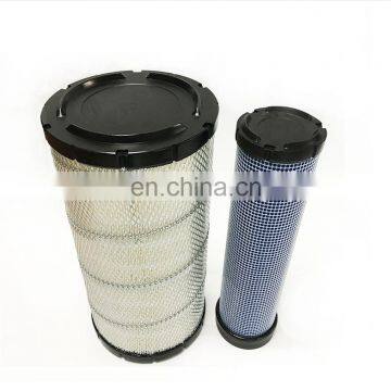 Excavator engine air filter cartridge 600-185-3120 600-185-3110