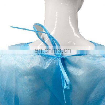 Factory wholesale price disposable full body clinic automatic surgical surgery isolation gowns with disposal material