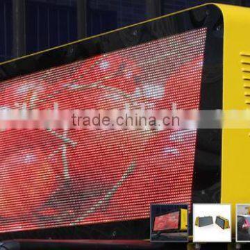 RGB 12v programmable led wireless taxi roof signs bus car digital window led scrolling message text sign