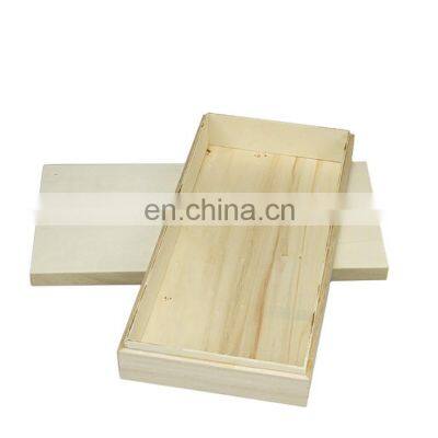 Eco-friendly paulownia wooden packing box