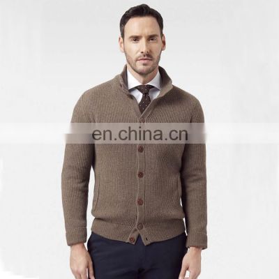 Winter Wholesale Fashion Men Cashmere Wool Sweater Cardigan Coat