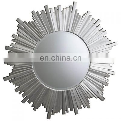 aluminium cast nickle plated wall mirror