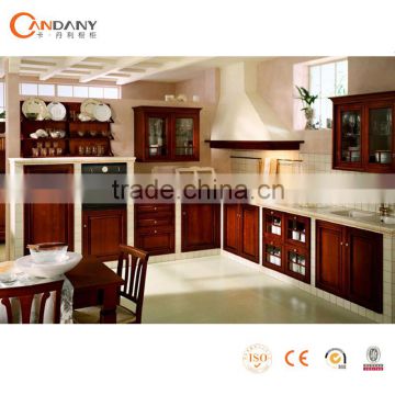 Top modern design high quality solid wood kitchen cabinet,kitchen unit