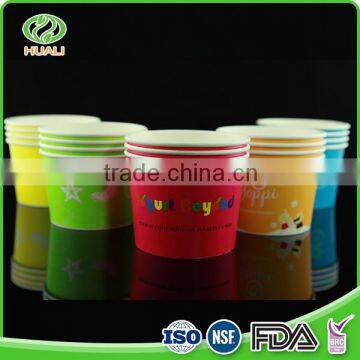 Original design renewable resources ice cream cups with lids in OEM