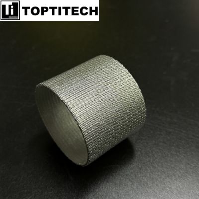 Multi-layered diffusion-bonded stainless steel mesh