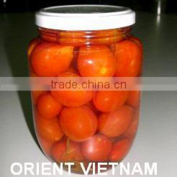 PICKLED TOMATOES IN GLASS JAR