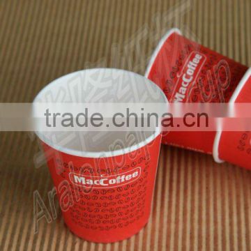 6oz(190ml)single wall paper cup for hot coffee