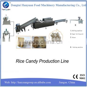 Automatic rice candy production line, rice candy making machine