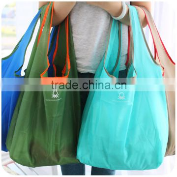 2016 wholesale polyester tote bag, folding bag used for shopping