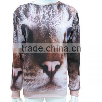 2015 Stylish design woman apparel women sweatshirt printing by Chinese company