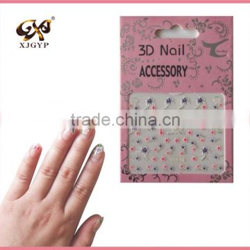 non-toxic nail sticker/nail art flower sticker/nail arts
