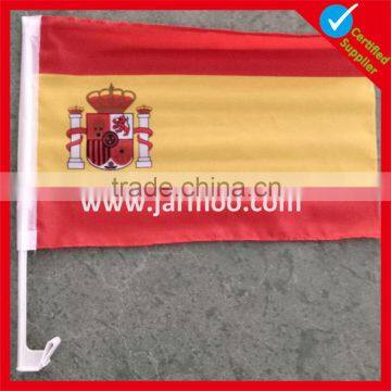 low MOQ hot sale spain car flag