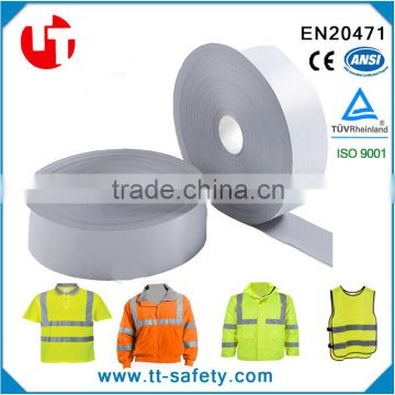 high visibility silver TC wholesale safety uniform shirts reflective tape