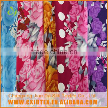 Woven women dress factories wholesale crepe 100% printed rayon fabric