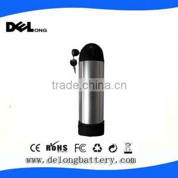 Water bottle shape electric bike Rohs lithium battery pack