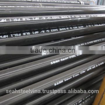 SeAH steel pipe 1/2" to 8-5/8" to API, ASTM, JIS, DIN
