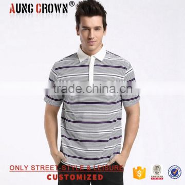 Outdoor Clothing For Handsome Men's Polo T Shirt OEM Short Sleeve