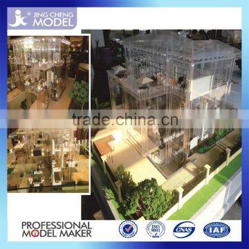 Architectural design model for exhibition