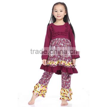latest and fashion cotton whole children clothing custom children frocks designs 2016