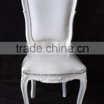 French Furniture - Indonesian Furniture - Dining Chair - White Painted Furniture