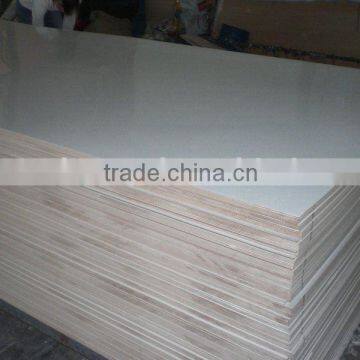 Glossy finish of polyester overlay MDF in 1220*2440*3mm