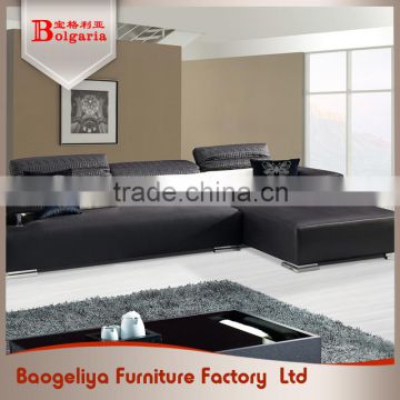 High elasticity easy mobility practical fabric section sofa