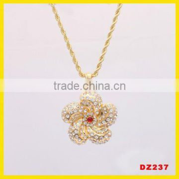 crystal pendant necklace diamond snowflake pendant islam jewelry