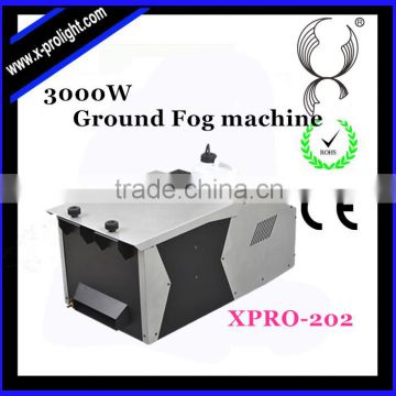 DMX 3000W Professional Lighting Ground/Low Dry Ice Fog Machine