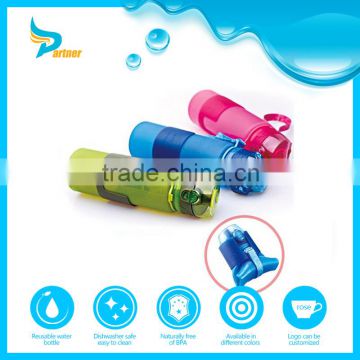 New Design 2016 Outdoor Sport Foldable Silicone Water Bottle