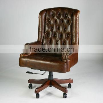 Chesterfield Tufted Leather Chair