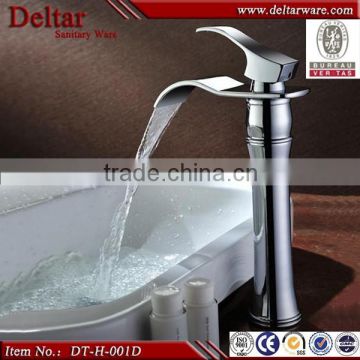 china high quality chrome silver waterfall faucet, new product waterfall faucet