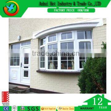 High Quality Exterior Window Used PVC Window Manufacture Round Windows China